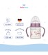 Baby Nova - Biberon tranziție, cu mânere, găt larg, PP, 150ml, 0-24luni