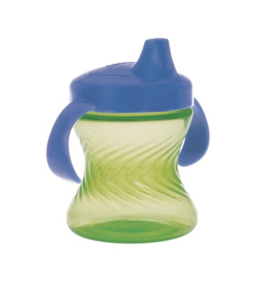 Nuby - Cana evolutiva cu mustiuc tare si manere, 210 ml, 9luni+