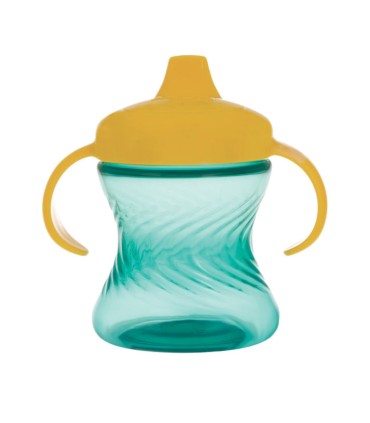 Nuby - Cana evolutiva cu mustiuc tare si manere, 210 ml, 9luni+