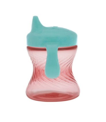 Nuby - Cana evolutiva cu mustiuc tare si manere, 210 ml, 9luni+