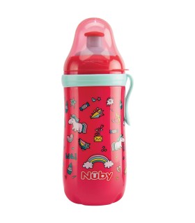 Nuby - Pahar "Pop-up" cu clema, 36 luni+