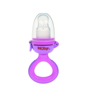 Nuby - Dispozitiv din silicon de hranire ”Nibbler ” , 6luni+