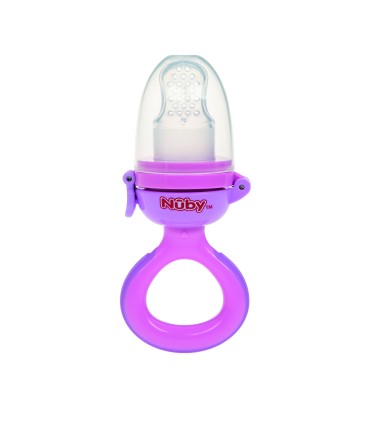 Nuby - Dispozitiv din silicon de hranire ”Nibbler ” , 6luni+