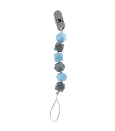 Nuby - Lanţ din silicon pentru suzetă, 0 luni +