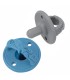 Nuby - Suzete 3D din silicon, set 2 buc, 0 luni+