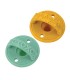 Nuby - Suzete 3D din silicon, set 2 buc, 0 luni+