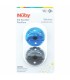 Nuby - Suzete 3D din silicon, set 2 buc, 0 luni+