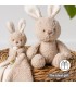Nattou - BABY Jucarie plus Teddy iepuras, 24cm