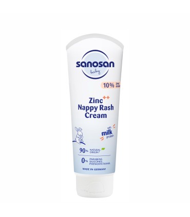 Sanosan baby - Crema protectoare cu Zinc++ impotriva iritatiei de scutec 0 luni+, 100m