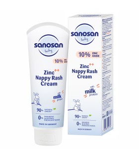 Sanosan baby - Crema protectoare cu Zinc++ impotriva iritatiei de scutec 0 luni+, 100m