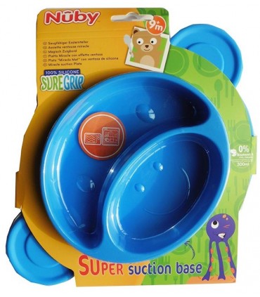 Nuby Platou „magic” din silicon, 300ml, 9+
