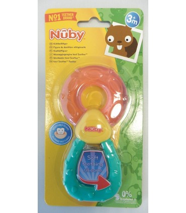 Nuby™ Inel racoritor pentru dentitie 3+