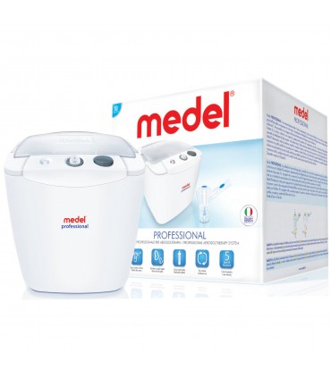 MEDEL PROFESIONAL - sistem profesional  de aerosoloterapie + irigator nasal  (taxa verde inclusa in pret 3 lei/buc)