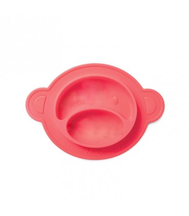 Nuby - Platou monkey din silicon, 300ml, 9luni+