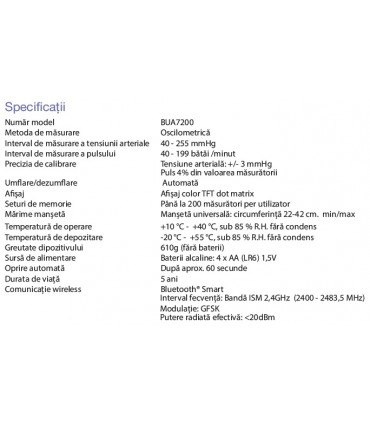 Braun ActivScan™ 9 - Tensiometru de brat cu Bluetooth, model BUA7200 - Taxa verde inclusa in pret 0.75 lei/buc