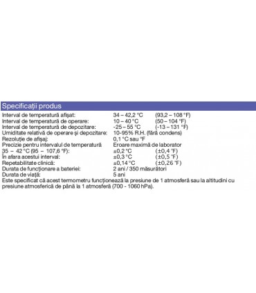 Braun - ThermoScan® 7 - Termometru auricular - Age precision Taxa verde inclusa in pret 0.15 lei/buc
