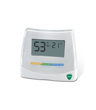 VICKS - 2 IN 1 Higrometru si termometru de camera (taxa verde inclusa in pret 0.15 lei/buc)