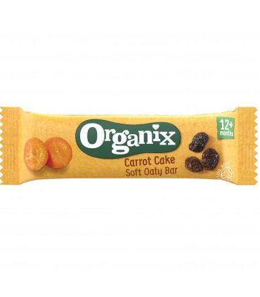 ORGANIX - BATON ECOLOGIC (BIO) DIN OVAZ INTEGRAL CU MORCOV SI MERE 23G, 12luni+