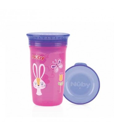 Nuby Wonder Cup 360 decorat, 300ml, 6luni+
