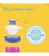 Nuby Wonder Cup 360 decorat, 300ml, 6luni+