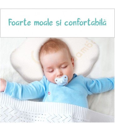 Baby Works Suport pt. capul bebelusului cu husa din fibre de bambus 0+