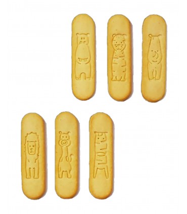 ORGANIX - BISCUITI ECOLOGICI (BIO) ”LITTLE RUSKITS” CU VANILIE, PENTRU SUGARI, 60G, 6luni+