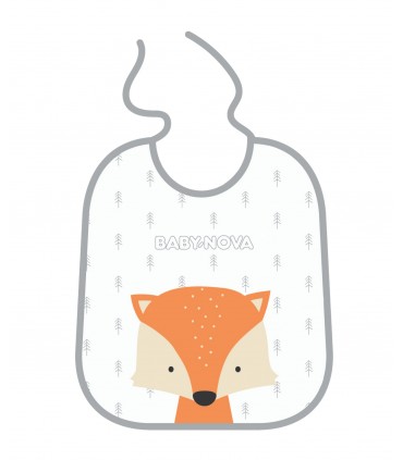 Baby Nova - Set bavete din bumbac cu interior impermeabil, 5 buc.