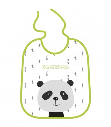 Baby Nova - Set bavete din bumbac cu interior impermeabil, 5 buc.