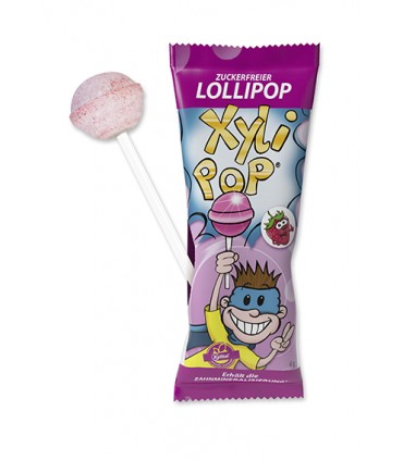 Miradent - Acadea Xylipop cu gust fructat de capsuni