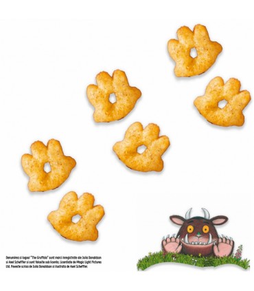 ORGANIX - GRUFFALO - FIGURINE  ECOLOGICE (BIO) DIN PORUMB CU BARBECUE, 4X15G, 12luni+