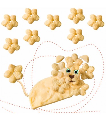 ORGANIX - SNACK ECOLOGIC (BIO) STELUTE DIN PORUMB CU BRANZA, 20G, 7luni+