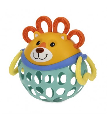 Nuby Silly Shakers - Jucarie zornaitoare leu/bufnita, 3 luni+