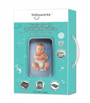 Baby Works Saltea de lux din spuma pentru schimbarea scutecului, 0-2 ani