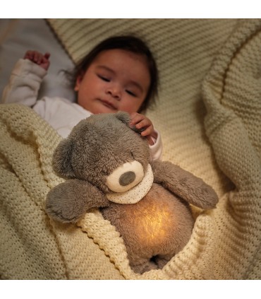 Jucarie Plus Lampa de veghe ursulet, gri