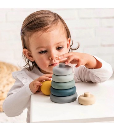 Joc de indemanare cu inele stivuibile, 6 luni+