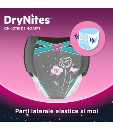 HUGGIES - DRYNITES GIRL 8-15 ANI (27-57 KG) - CHILOTEI DE NOAPTE