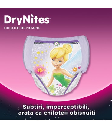 HUGGIES - DRYNITES MEDIUM GIRL 4-7 ANI (17-30 KG) - DE NOAPTE