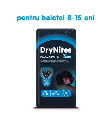 HUGGIES - DRYNITES BOY 8-15 ANI (27-57 KG) - CHILOTEI DE NOAPTE