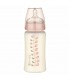 Dentistar Biberon cu gat larg Roz, 300ml, 0+
